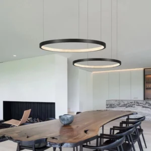 Minimalist Round Shape Brass Light