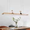 Nordic Style Rectangular Wooden Chandelier - Thumbnail Image 2