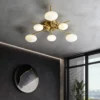 Luxury 6 Heads Copper Ceiling Light - Thumbnail Image 1