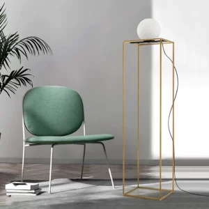 MULTIPLO LED Glass and Steel Floor Lamp