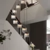 Charming Black & Gold Spiral Staircase Chandelier - Thumbnail Image 6
