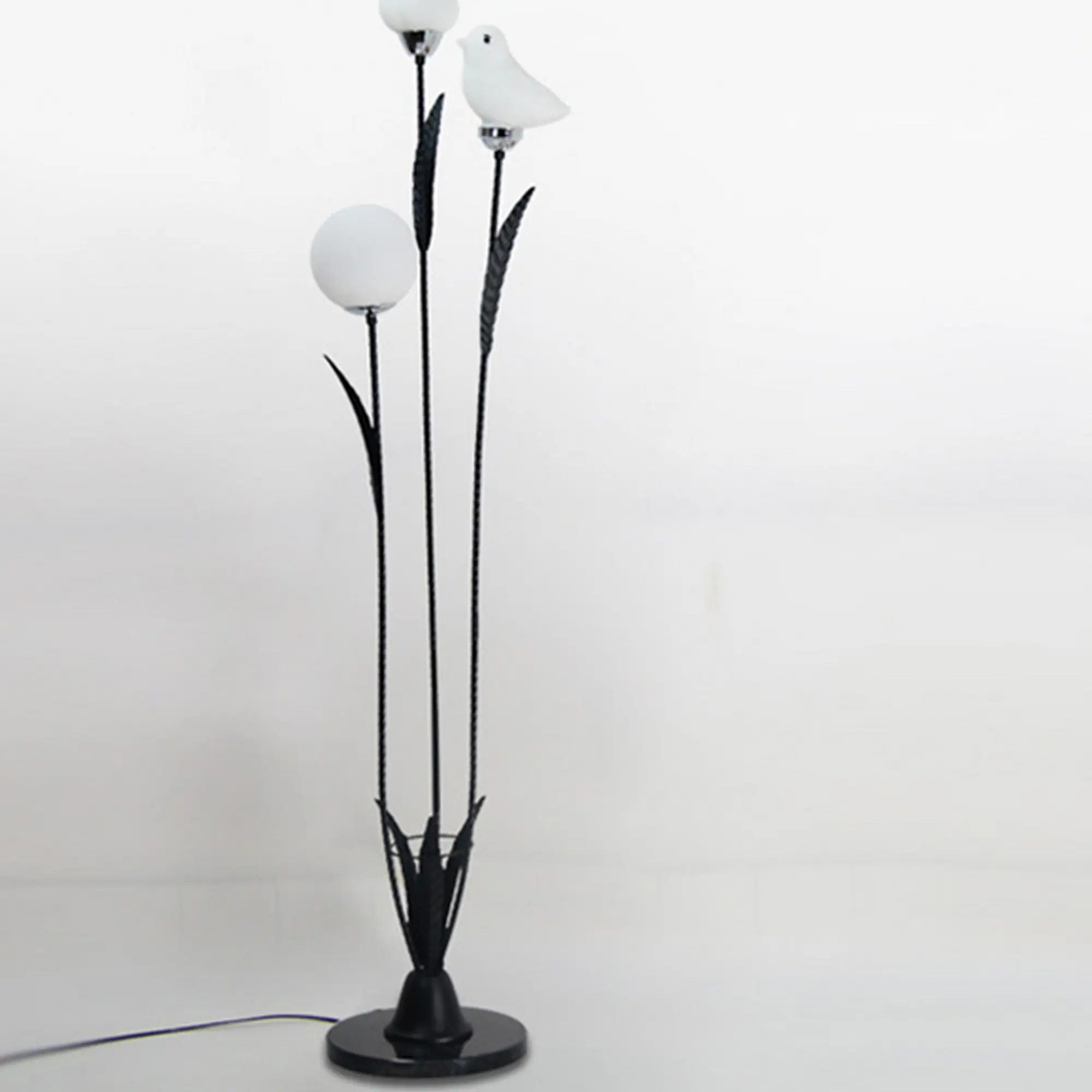 Flower & Bird Design Floor Lamp - Image 9