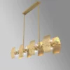 Contemporary Gold Crystal Chandelier - Thumbnail Image 11