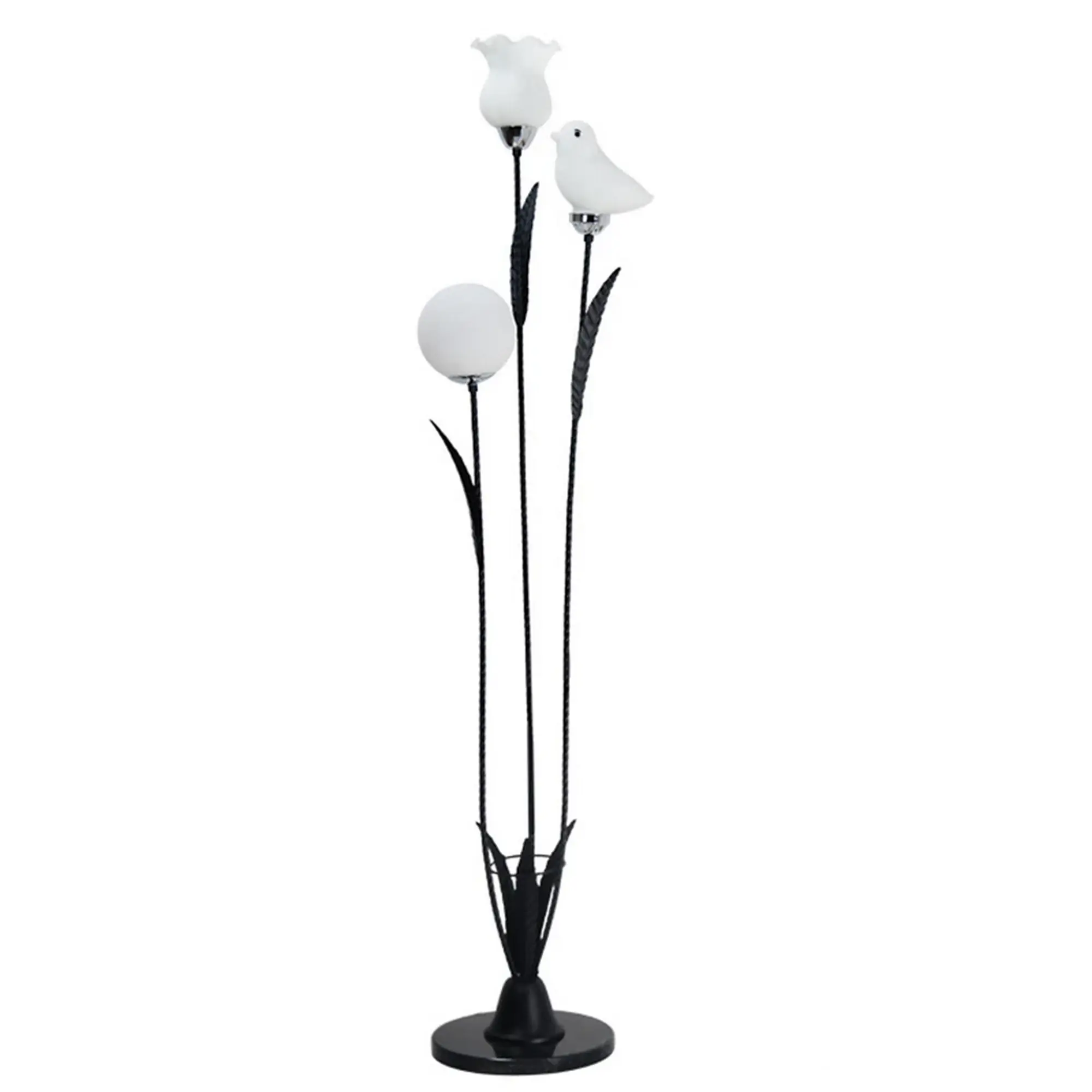 Flower & Bird Design Floor Lamp - Image 10