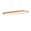 Oval Ring LED Wooden Pendant Light - Thumbnail Image 9