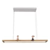 Nordic Style Rectangular Wooden Chandelier - Thumbnail Image 4