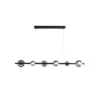 Modern Copper Bar Glass Chandelier - Thumbnail Image 8