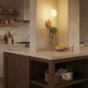 Minimalist Warm Glass Plant Sconce - Thumbnail Image 10