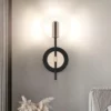 Nordic Rotating Round Shape Wall Lamp - Thumbnail Image 2