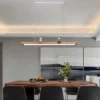 Nordic Style Rectangular Wooden Chandelier - Thumbnail Image 3
