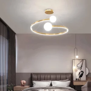 Luxury Golden Ring Shape Chandelier