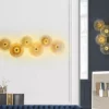 Round Lotus Leaf Design LED Wall Lamp - Thumbnail Image 3