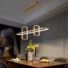 Luxury Rectangular Box Dining Chandelier - Thumbnail Image 3