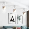 Modern Style Black & White Adjustable Track Light - Thumbnail Image 5