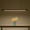 Modern Black Walnut LED Chandelier - Thumbnail Image 4