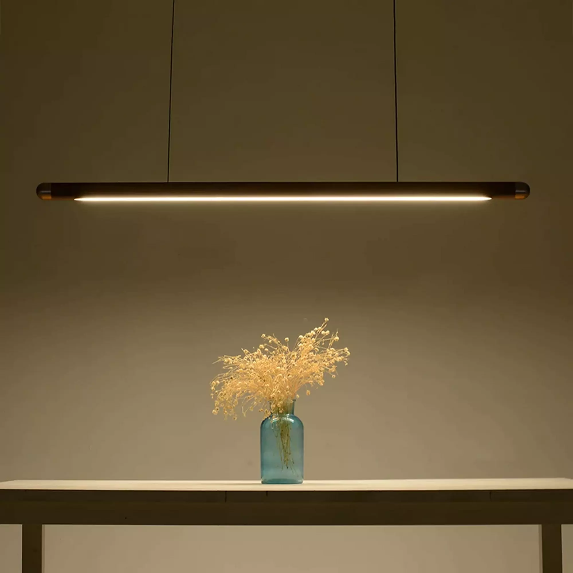 Modern Black Walnut LED Chandelier - Image 4