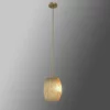 Contemporary Gold Crystal Chandelier - Thumbnail Image 4