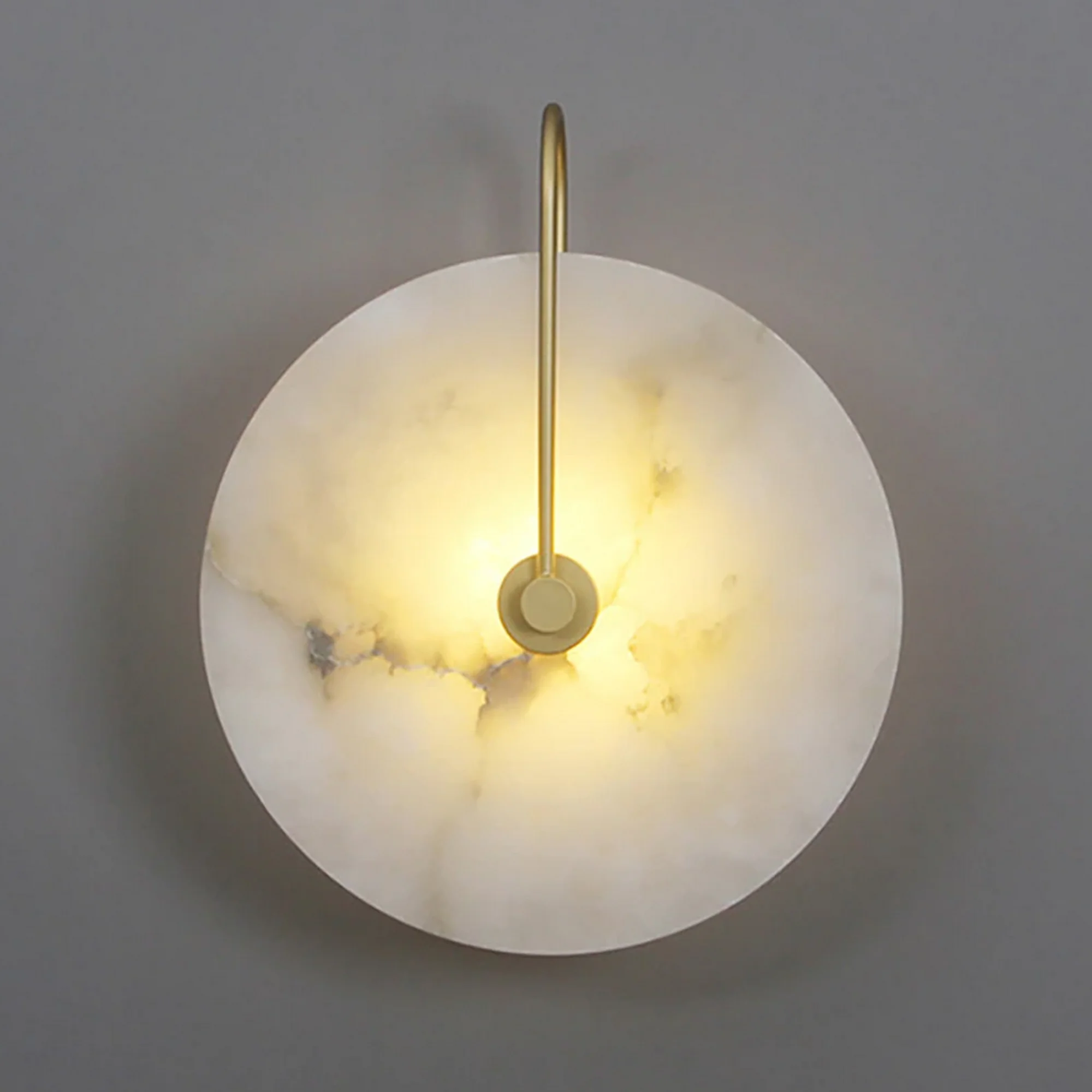 Round Marble Design LED Wall Lamp - Image 6