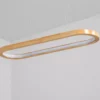 Oval Ring LED Wooden Pendant Light - Thumbnail Image 5