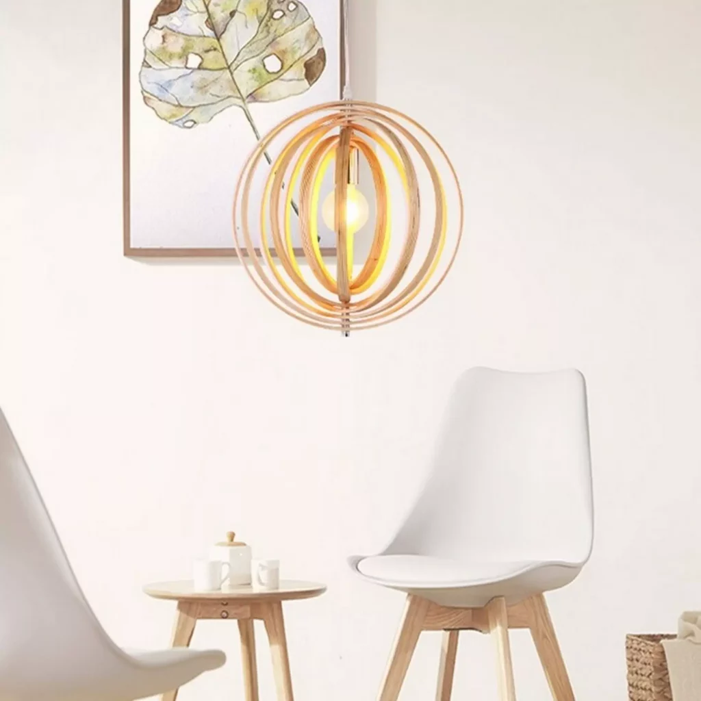 Contemporary interior featuring Multi-Ring Contemporary Pendants with layered circular designs, casting elegant illumination and a bold modern statement in stylish spaces