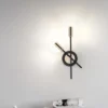Nordic Rotating Round Shape Wall Lamp - Thumbnail Image 7