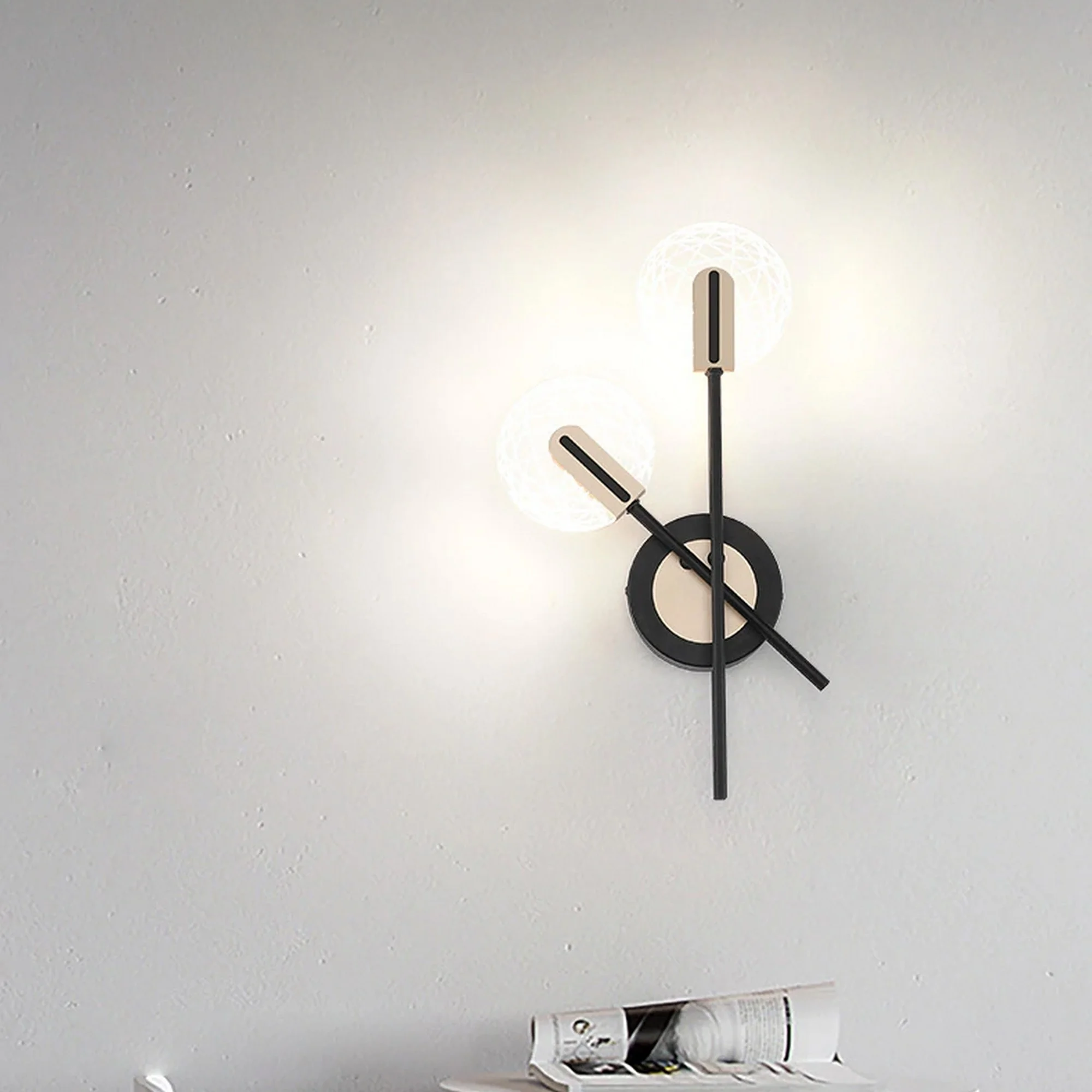 Nordic Rotating Round Shape Wall Lamp - Image 7