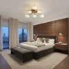 Luxury 6 Heads Copper Ceiling Light - Thumbnail Image 4