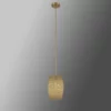 Contemporary Gold Crystal Chandelier - Thumbnail Image 7