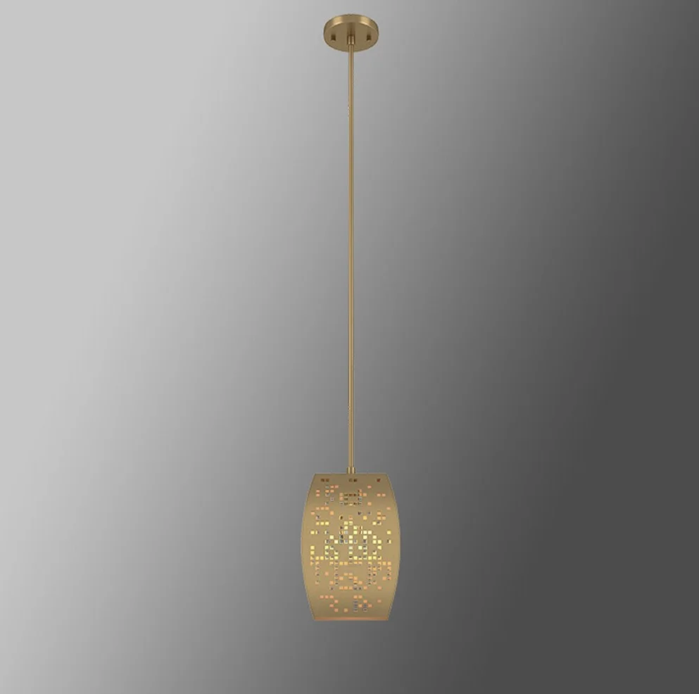 Contemporary Gold Crystal Chandelier - Image 7