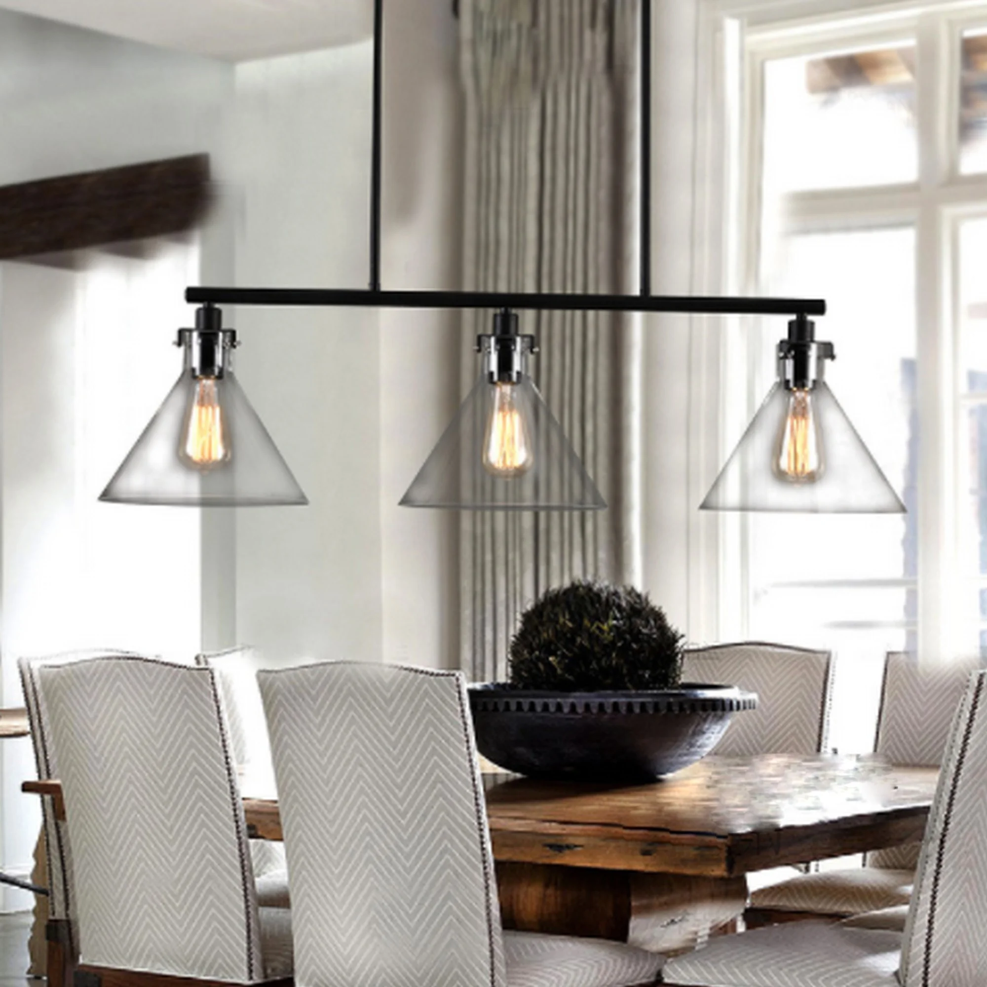American Style Black Retro Chandelier - Image 5