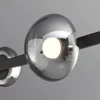 Modern Copper Bar Glass Chandelier - Thumbnail Image 9