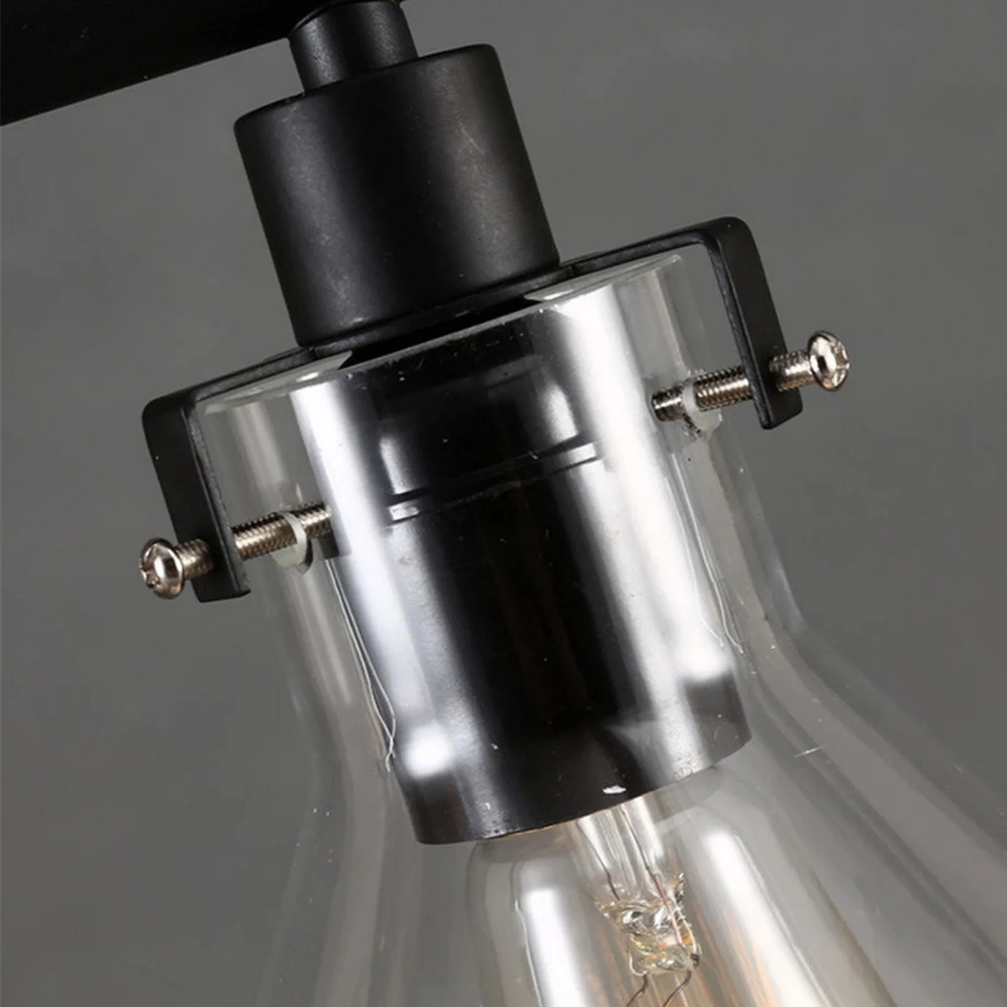 American Style Black Retro Chandelier - Image 8