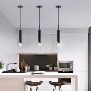 Black & Gold Art Design Pendant Light