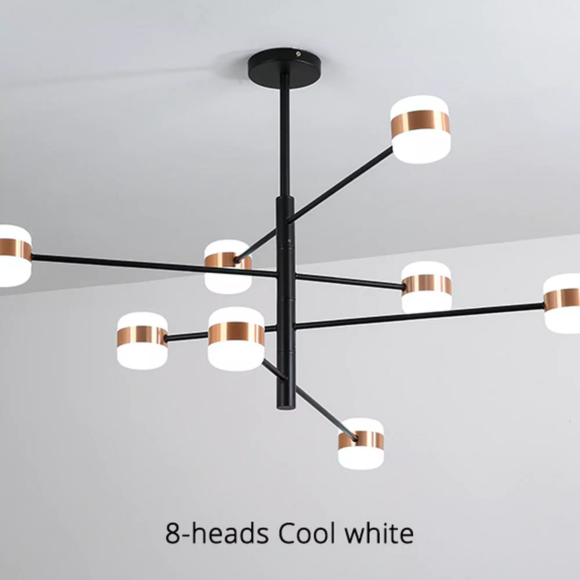 Modern Aluminum Long Arm Chandelier - Image 7