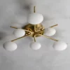 Luxury 6 Heads Copper Ceiling Light - Thumbnail Image 7