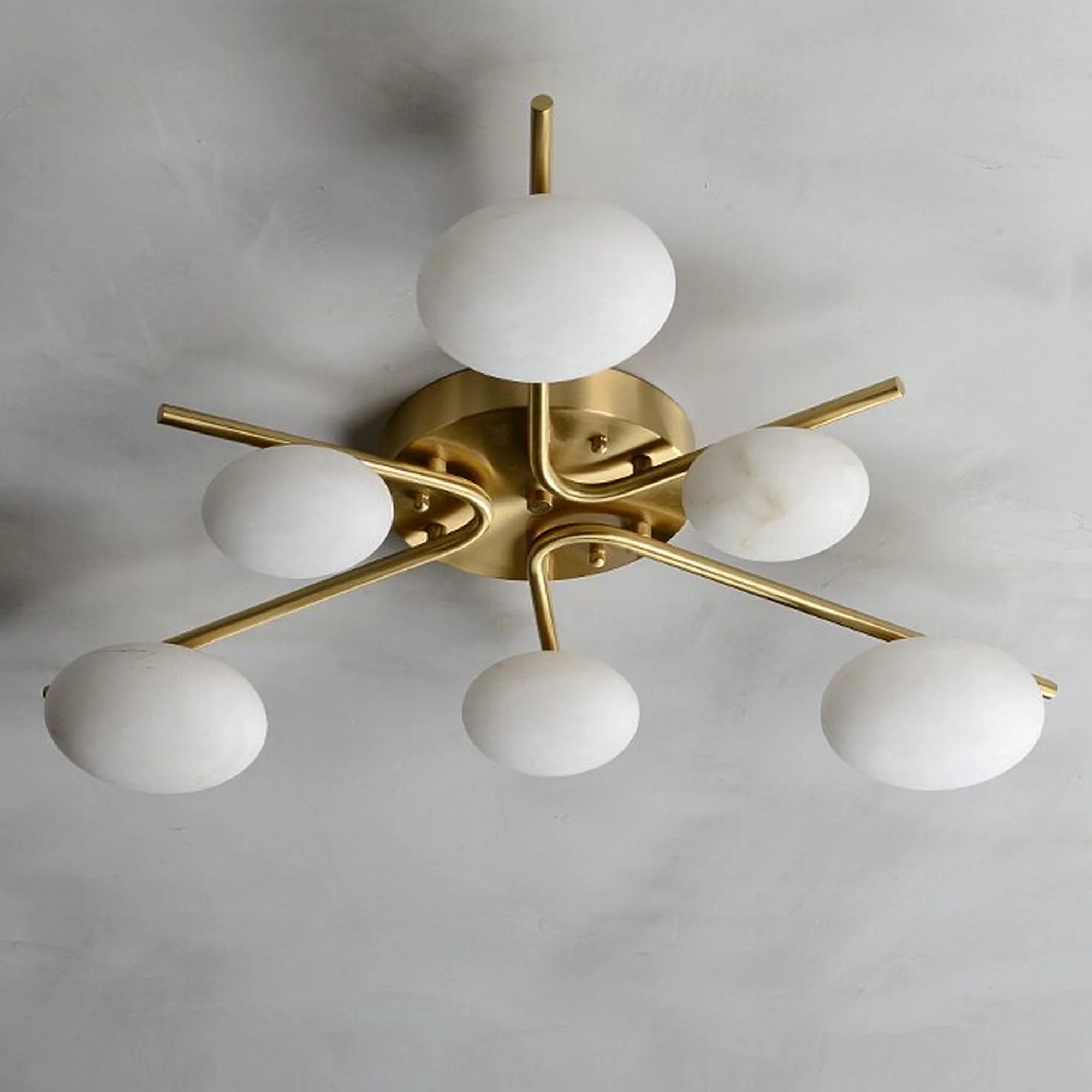 Luxury 6 Heads Copper Ceiling Light - Image 7
