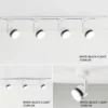 Modern Style Black & White Adjustable Track Light - Thumbnail Image 8