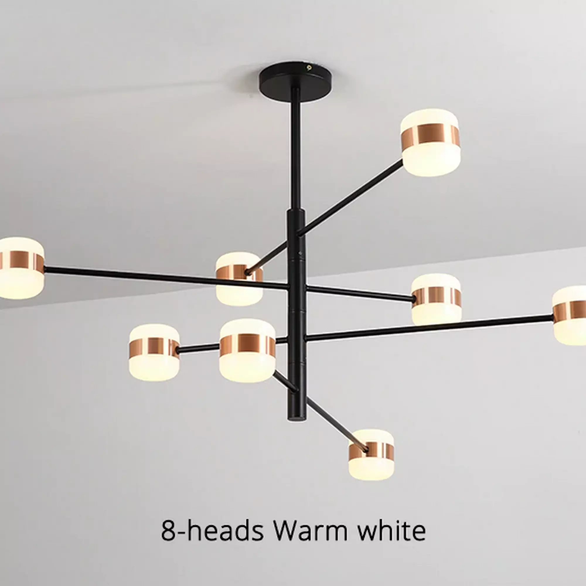 Modern Aluminum Long Arm Chandelier - Image 8