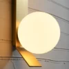 European Glass Ball Gold Wall Lamp - Thumbnail Image 5