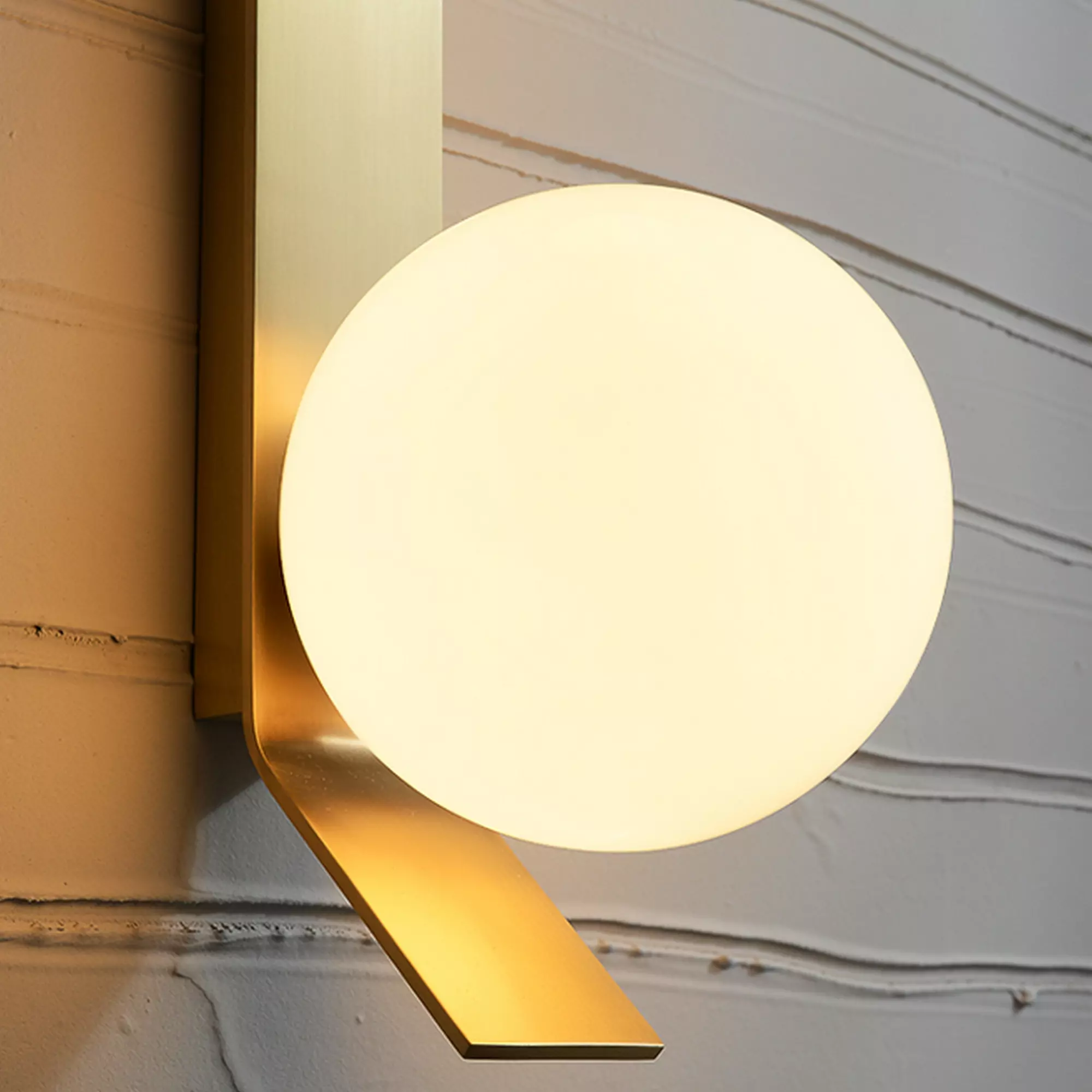 European Glass Ball Gold Wall Lamp - Image 5