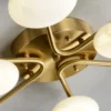 Luxury 6 Heads Copper Ceiling Light - Thumbnail Image 10