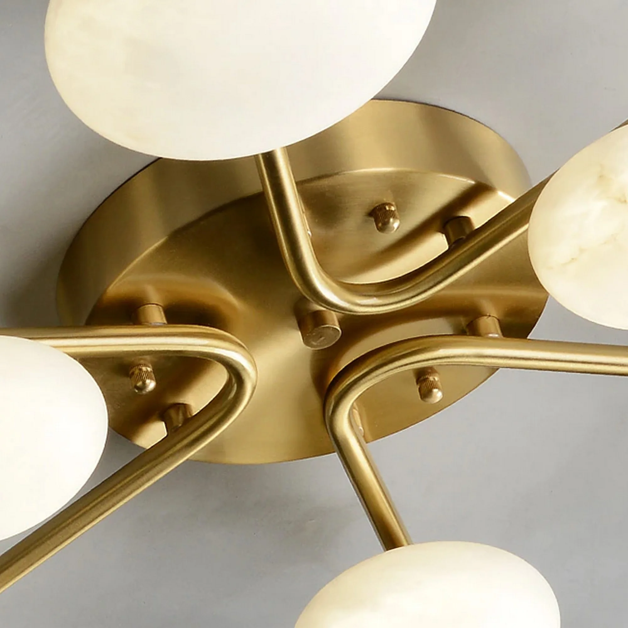 Luxury 6 Heads Copper Ceiling Light - Image 10