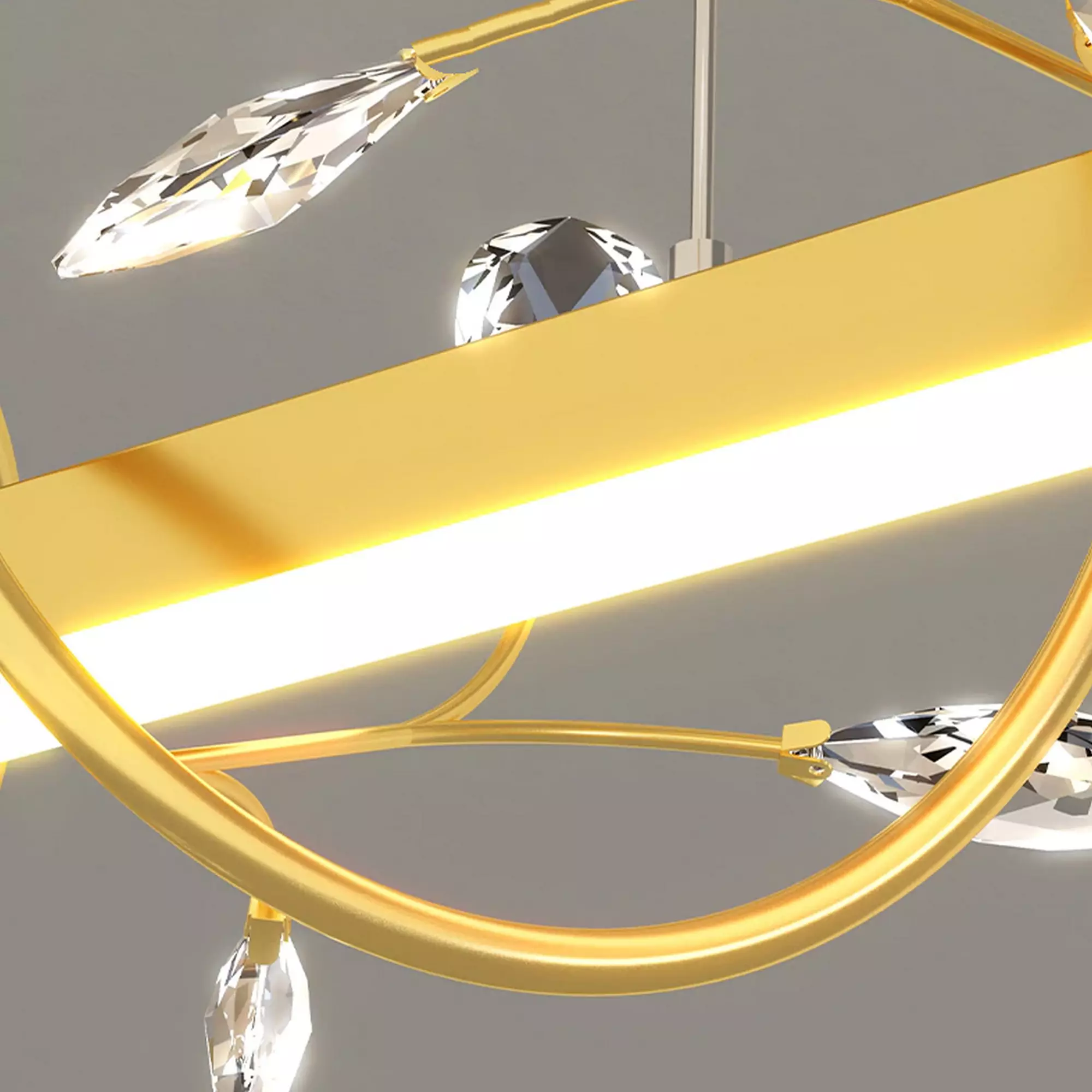 Luxury Crystal Kitchen Island Chandelier - Image 9
