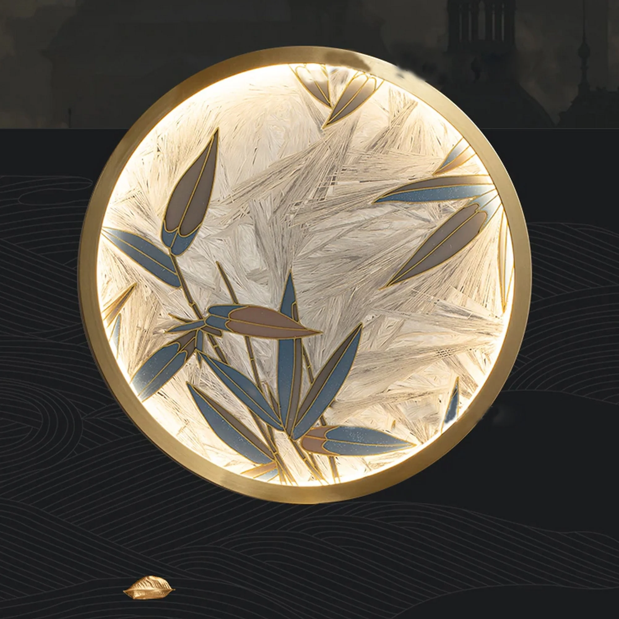 Luxury Style Decorative Leaf Design Ceiling Lamp - Image 5