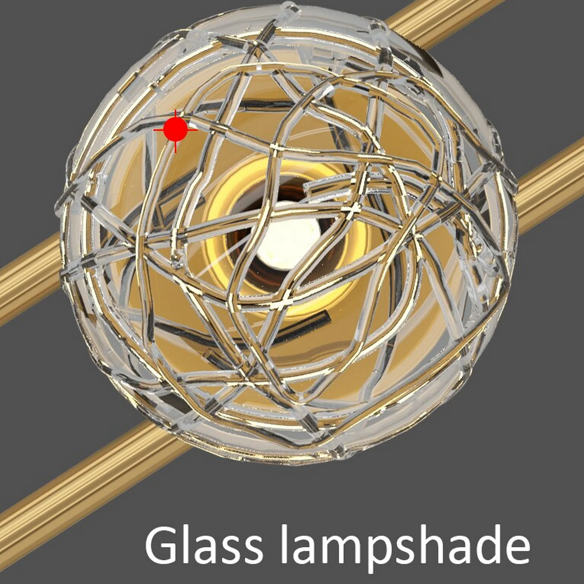 Luxury Crystal Glass Design Wall Lamp - Image 6
