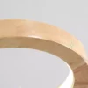 Oval Ring LED Wooden Pendant Light - Thumbnail Image 7