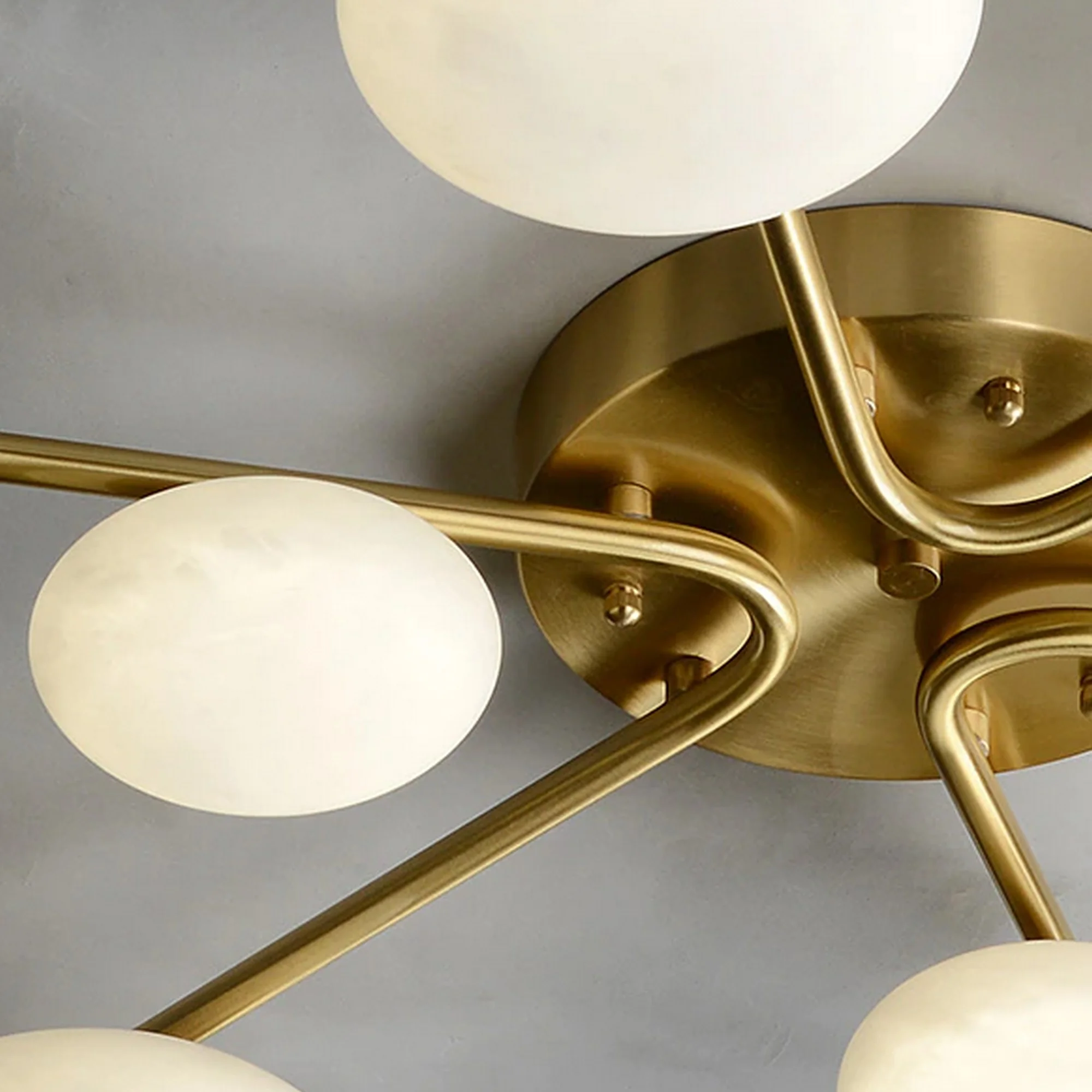 Luxury 6 Heads Copper Ceiling Light - Image 12
