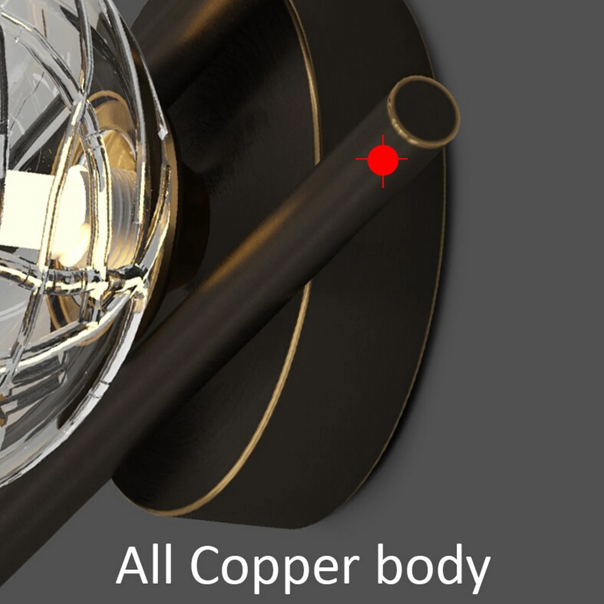 Luxury Crystal Glass Design Wall Lamp - Image 7