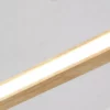Oval Ring LED Wooden Pendant Light - Thumbnail Image 8