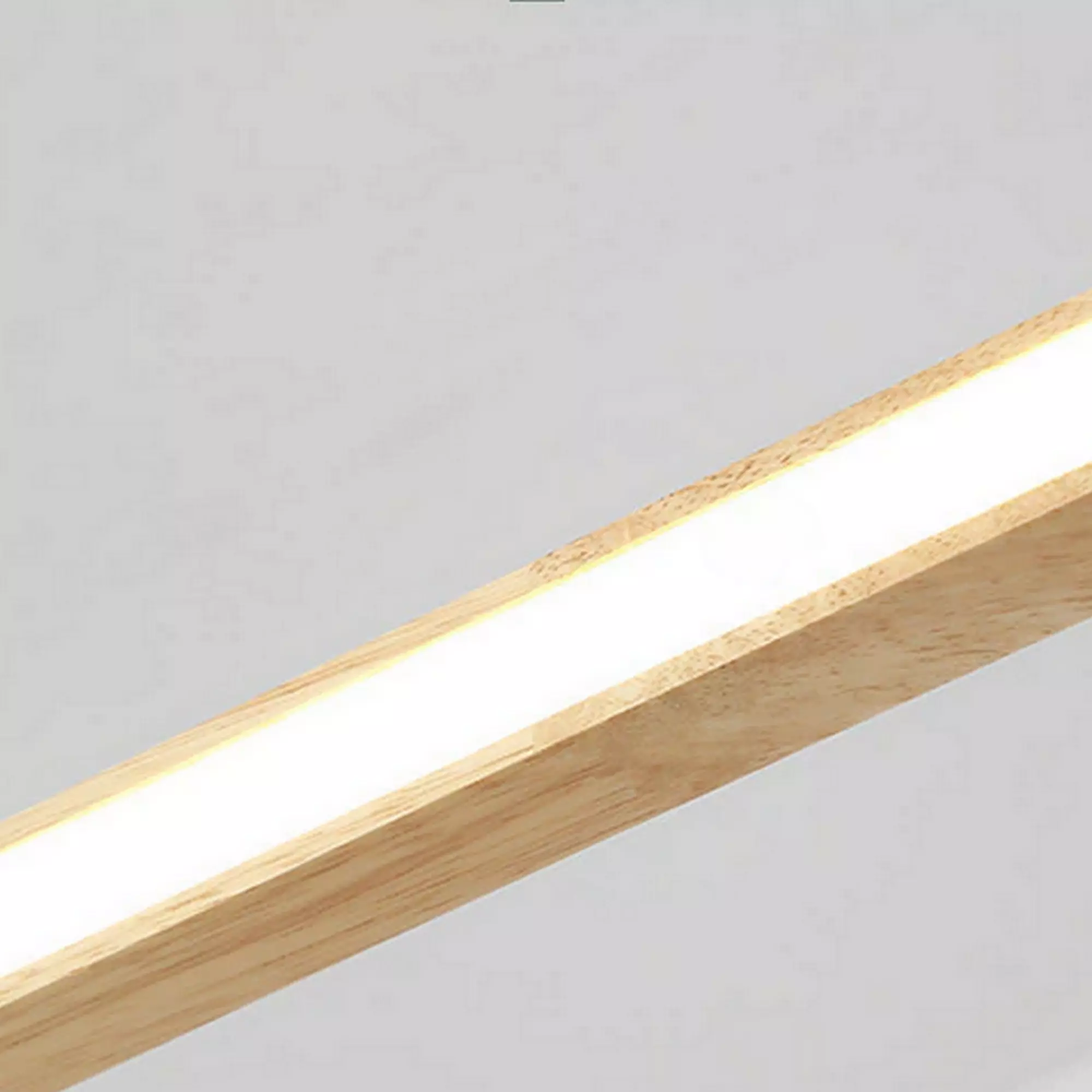 Oval Ring LED Wooden Pendant Light - Image 8